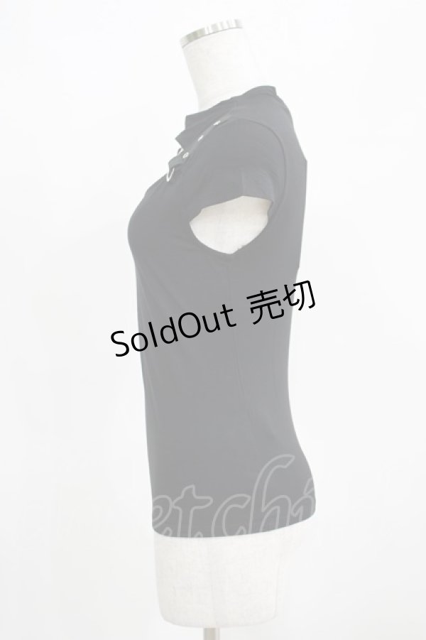 画像2: KILL STAR / XARA KEYHOLE TOP XS ブラック H-25-03-29-055-SL-TO-KB-ZH (2)
