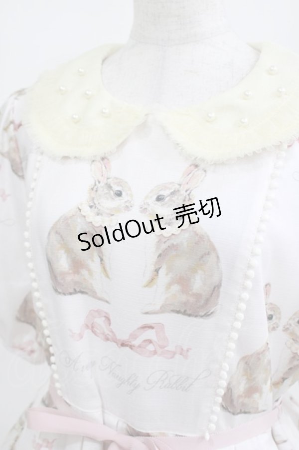 画像4: Leur Getter / Twin Rabbit袖付ワンピース L(トールサイズ) さくらピンク H-25-03-29-005-LU-OP-KB-ZH (4)