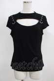 画像1: KILL STAR / XARA KEYHOLE TOP M ブラック H-25-03-29-061-SL-TO-KB-ZH (1)