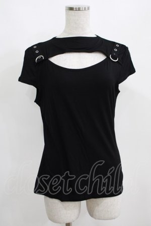 画像: KILL STAR / XARA KEYHOLE TOP M ブラック H-25-03-29-063-SL-TO-KB-ZH