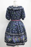 画像3: Leur Getter / Elegant Flower袖付きワンピース L(トールサイズ) ネイビー H-25-03-29-006-LU-OP-KB-ZH (3)
