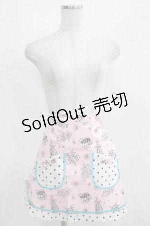 画像: SOURPUSS / エプロン  ピンク H-25-03-29-066-PU-ZA-KB-ZH