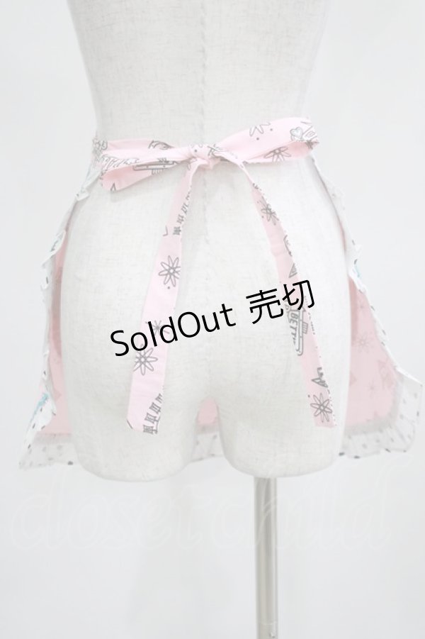 画像3: SOURPUSS / エプロン  ピンク H-25-03-29-066-PU-ZA-KB-ZH (3)