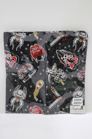 画像: SOURPUSS / スカーフ  ブラック H-25-03-29-067-PU-ZA-KB-ZH