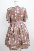 画像3: Leur Getter / Macaron Party袖付ワンピース L モカ H-25-03-29-007-LU-OP-KB-ZH (3)