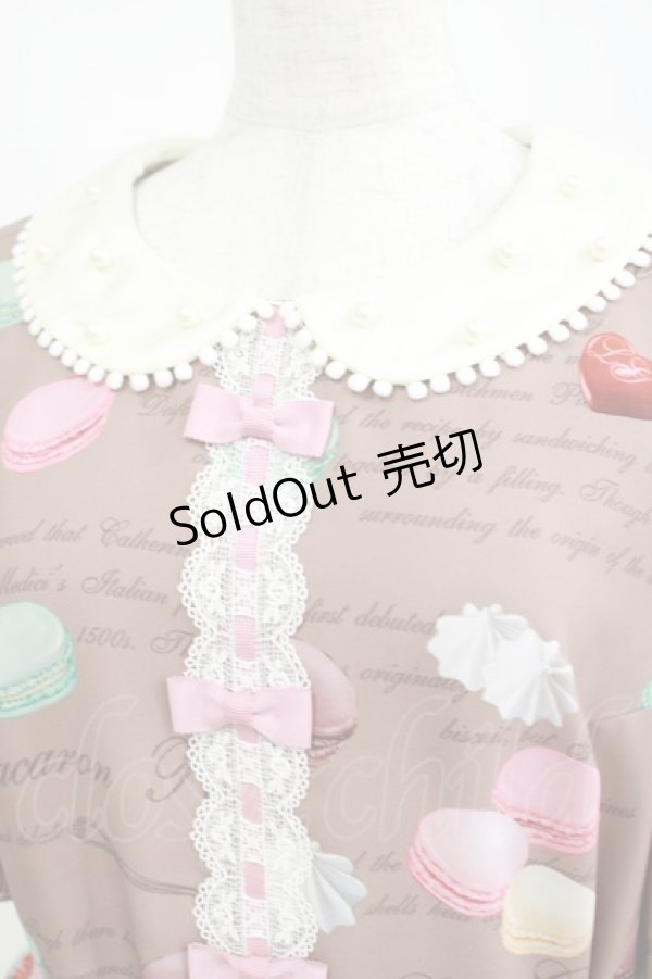 画像5: Leur Getter / Macaron Party袖付ワンピース L モカ H-25-03-29-007-LU-OP-KB-ZH (5)
