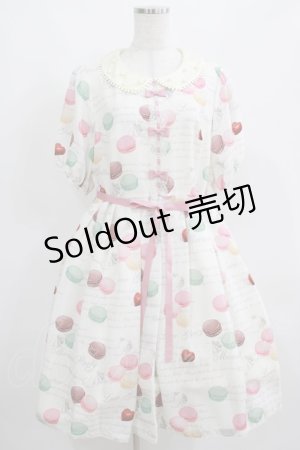 画像: Leur Getter / Macaron Party袖付ワンピース L オフ H-25-03-29-008-LU-OP-KB-ZH