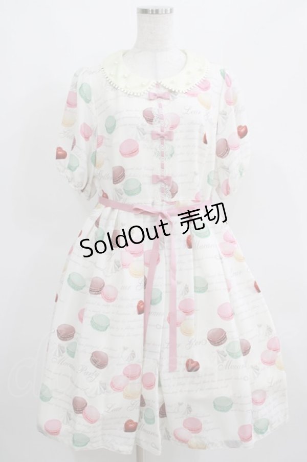 画像1: Leur Getter / Macaron Party袖付ワンピース L オフ H-25-03-29-008-LU-OP-KB-ZH (1)