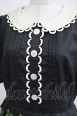 画像5: Leur Getter / Antique Lace Strawberry袖付きワンピース L(トールサイズ) ブラック H-25-03-29-009-LU-OP-KB-ZH (5)