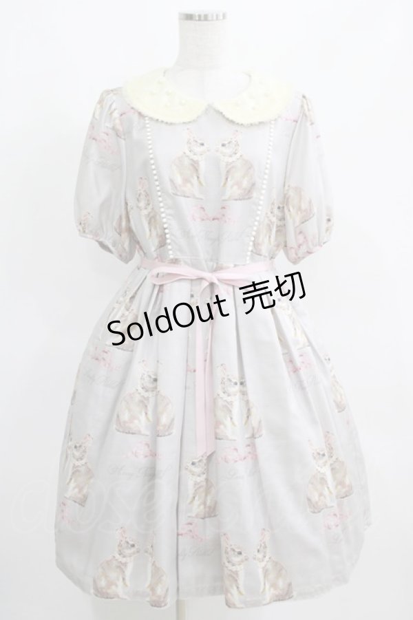 画像1: Leur Getter / Twin Rabbit袖付ワンピース L(トールサイズ) グレー H-25-03-29-003-LU-OP-KB-ZH (1)