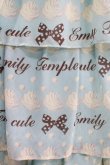 画像4: Emily Temple cute / ジョーゼットロゴ＆クリームノースリーブワンピース  ミント H-25-03-29-020-ET-OP-KB-ZH (4)