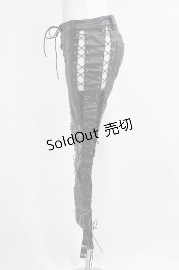 画像2: PUNK RAVE / Fetishista Trousersパンツ XS ブラック H-25-03-29-022-PU-PA-KB-ZH (2)