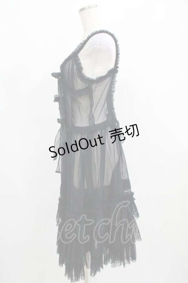 画像2: Juliette et Justine / Benediction de l'ange "Uriel" (Long Gilet) ベネディクション ドゥラ アンジュ *ウリエル* 【ロングジレ】 Free ブラック H-25-03-30-028-CL-OP-NS-ZH (2)