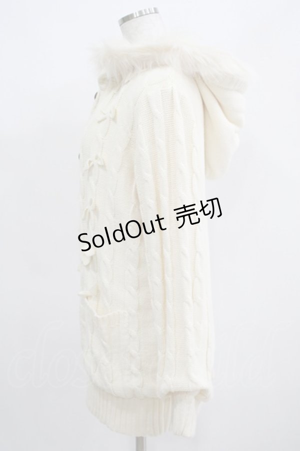 画像2: Amavel / リボンケーブルニットアウター Free オフ H-25-03-30-029-CA-JA-NS-ZT-C057 (2)