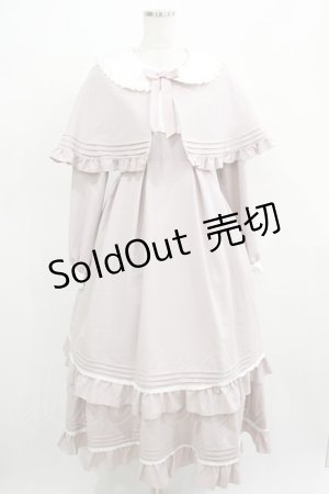 画像: Amavel / Flavor Macaroonケープロングワンピース Free ピンク H-25-03-30-031-CA-OP-NS-ZH