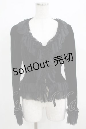 画像: Juliette et Justine / La veste d'aristocrate Bolero〜ラ ヴェスト デュ アリストクラット〜 サイズ2 ブラック H-25-03-30-045-CL-TO-NS-ZH