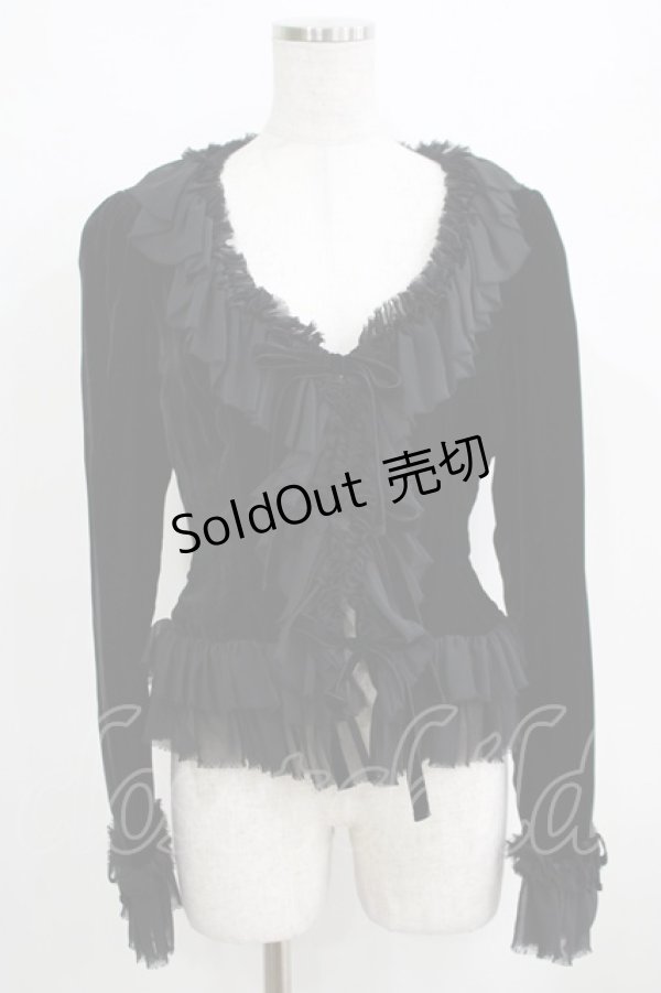 画像1: Juliette et Justine / La veste d'aristocrate Bolero〜ラ ヴェスト デュ アリストクラット〜 サイズ2 ブラック H-25-03-30-045-CL-TO-NS-ZH (1)