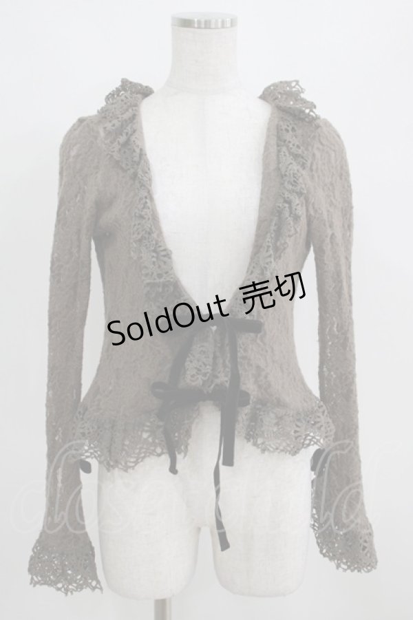 画像1: Juliette et Justine / Moss Rose Bolero〜モス ローズ ボレロ〜 サイズ2 カーキ H-25-03-30-047-CL-TO-NS-ZH (1)