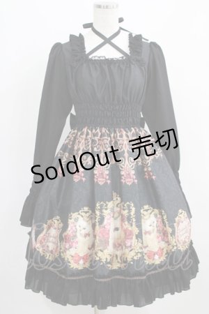 画像: Enchantlic Enchantilly / Queen Catのエレガントスリーブなワンピース Free ブラック H-25-03-30-005-LO-OP-NS-ZH