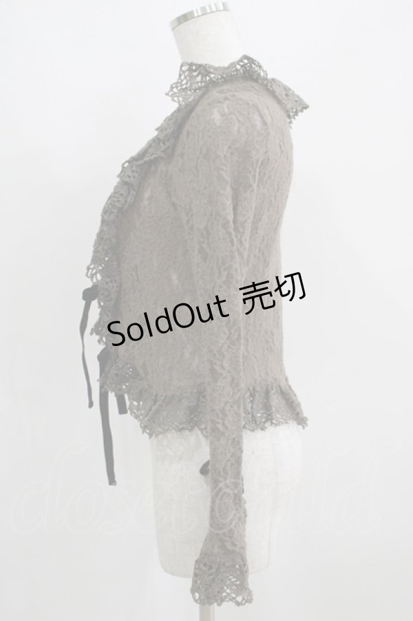 画像2: Juliette et Justine / Moss Rose Bolero〜モス ローズ ボレロ〜 サイズ2 カーキ H-25-03-30-047-CL-TO-NS-ZH (2)