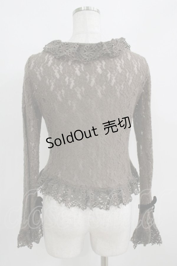 画像3: Juliette et Justine / Moss Rose Bolero〜モス ローズ ボレロ〜 サイズ2 カーキ H-25-03-30-047-CL-TO-NS-ZH (3)