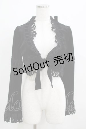 画像: Victorian maiden / ベルベットボレロ Free ブラック H-25-03-30-050-CL-BL-NS-ZH