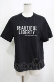 画像1: Jane Marple Dans Le Salon / Theme logo T-shirt  ブラック H-25-03-30-1031-JM-TO-KB-ZH (1)