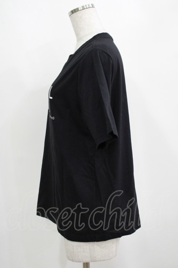 画像2: Jane Marple Dans Le Salon / Theme logo T-shirt  ブラック H-25-03-30-1031-JM-TO-KB-ZH (2)