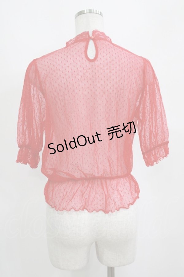 画像3: Candy Stripper / DOT TULLE   レッド H-25-03-30-1034-PU-TO-KB-ZH (3)