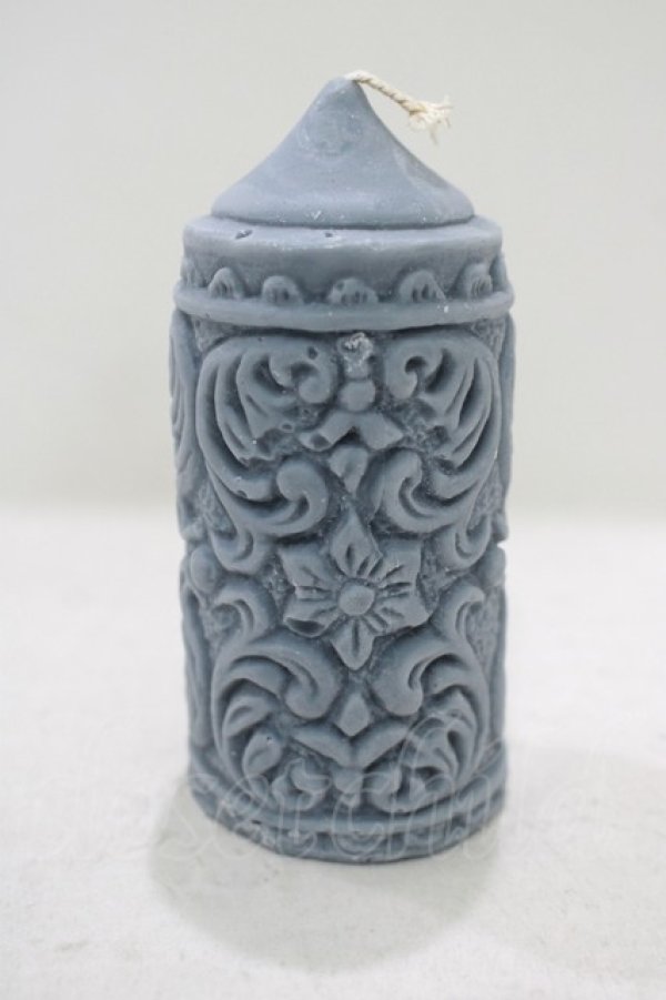 画像1: THE BLACKENED TEETH / Mildred Gothic Pillar Candle  LG H-25-03-30-1037-PU-ZA-KB-ZH (1)