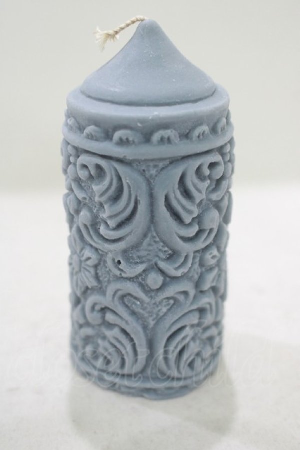 画像2: THE BLACKENED TEETH / Mildred Gothic Pillar Candle  LG H-25-03-30-1037-PU-ZA-KB-ZH (2)