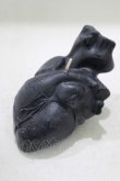 画像1: THE BLACKENED TEETH / Anatomical Heart Candle  BLK H-25-03-30-1038-PU-ZA-KB-ZH (1)