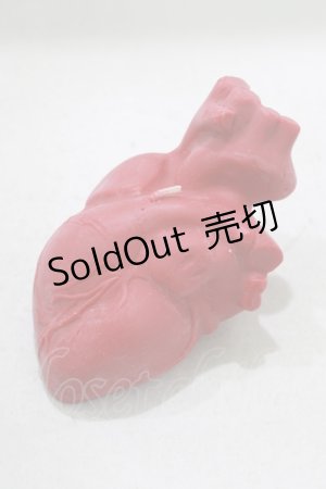 画像: THE BLACKENED TEETH / Anatomical Heart Candle  RED H-25-03-30-1040-PU-ZA-KB-ZH