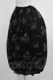 画像2: Jane Marple / 王冠ケーキ刺繍チュールスカート  黒 H-25-03-30-1004-JM-SK-KB-ZH (2)