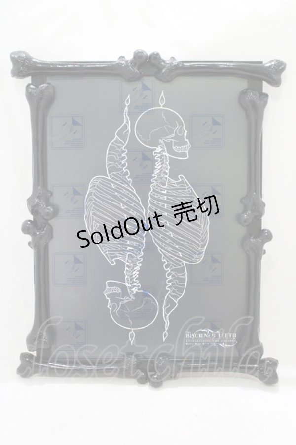 画像1: THE BLACKENED TEETH / Bone Frame＆アートプリント  BLK H-25-03-30-1055-PU-ZA-KB-ZH (1)