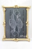 画像1: THE BLACKENED TEETH / Bone Frame＆アートプリント  GLD H-25-03-30-1056-PU-ZA-KB-ZH (1)