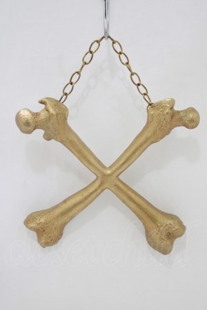 画像: THE BLACKENED TEETH / Crossbones Wall Hanging   H-25-03-30-1058-PU-ZA-KB-ZH