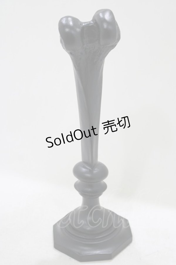 画像2: THE BLACKENED TEETH / Femur Bone Candlestick Holder Condyle   H-25-03-30-1062-PU-ZA-KB-ZH (2)