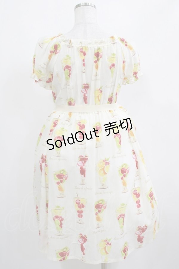 画像3: Jane Marple / Gelee de Fruitsのスモックワンピース  アイボリー H-25-03-30-1005-JM-OP-KB-ZH (3)