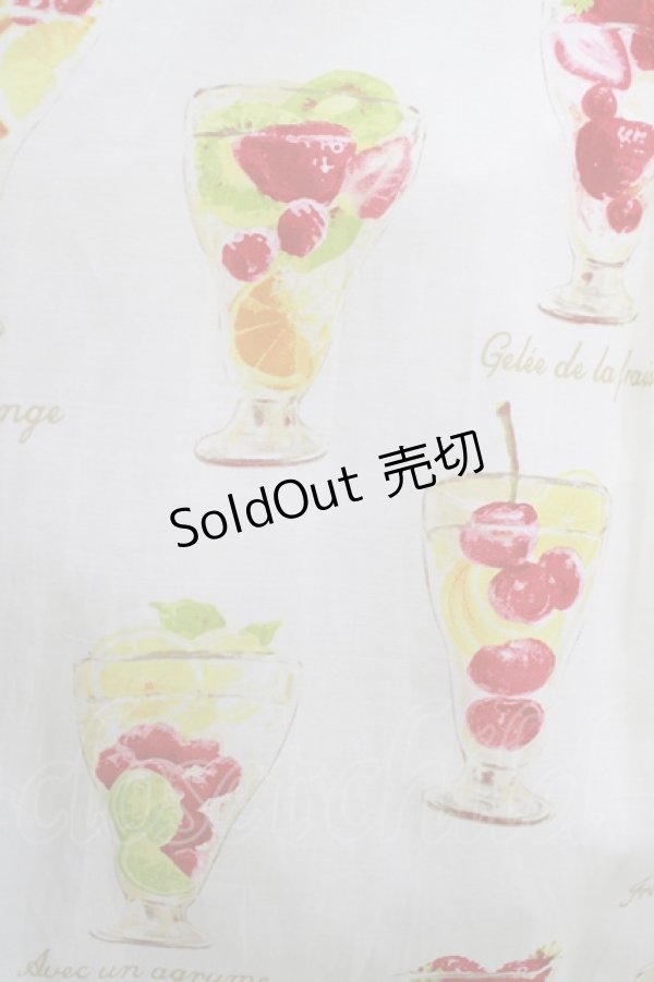 画像4: Jane Marple / Gelee de Fruitsのスモックワンピース  アイボリー H-25-03-30-1005-JM-OP-KB-ZH (4)
