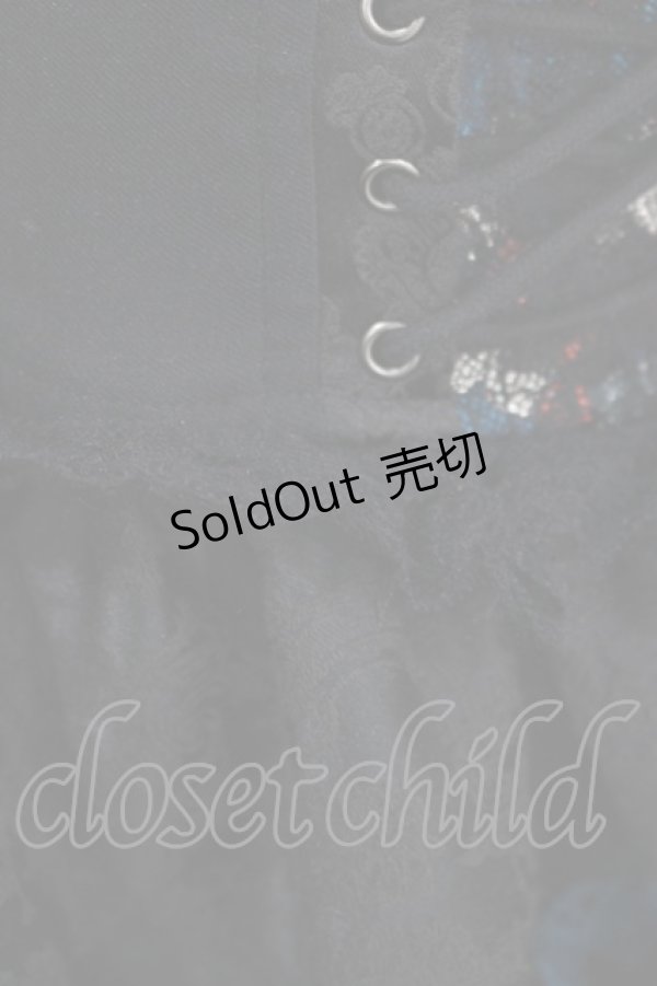 画像4: Ozz oneste / チャイナボタンビスチェワンピース  黒 H-25-03-30-1009-OO-OP-KB-ZH (4)