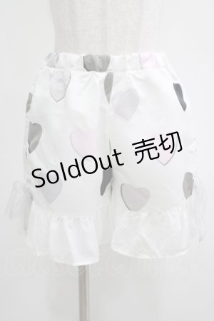 画像: MILK / DOLL HEARTパンツ  ホワイトベース H-25-03-30-1015-ML-PA-KB-ZH