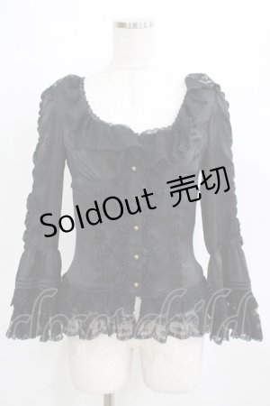 画像: Juliette et Justine / Princesse de fleur blouse〜プランセス　ドゥ　フルール〜 Free ブラック H-25-03-30-055-CL-BL-NS-ZH