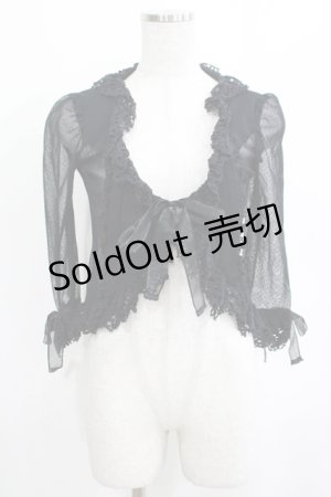 画像: Juliette et Justine / Le Manoir du Palais Bolero〜ル マノアール ドゥ パレ ボレロ〜 サイズ1 ブラック H-25-03-30-057-CL-TO-NS-ZH