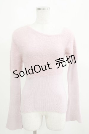 画像: Riu / OFF SHOULDER Knit Free ピンク H-25-03-30-058-GO-TO-NS-ZH