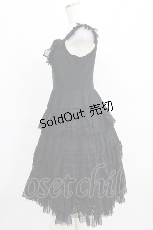 画像2: Juliette et Justine / Le Manoir du Palais〜ル マノアール ドゥ パレ ローブ〜 サイズ1 ブラック H-25-03-30-006-CL-OP-NS-ZH (2)