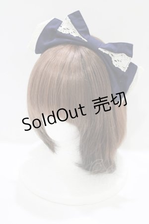 画像: BABY,THE STARS SHINE BRIGHT / ベビードールジャンパースカートセットのカチューシャ  ネイビー H-25-03-30-074-BA-AC-NS-ZH