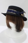 画像1: Innocent World / 月夜のお散歩ハット  ブラック H-25-03-30-078-IW-AC-NS-ZH (1)