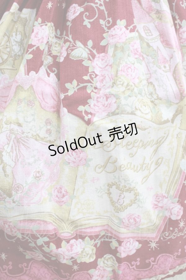 画像4: BABY,THE STARS SHINE BRIGHT / 眠れる森の美女 Pop up Labyrinth ジャンパースカートI Free ボルドー H-25-03-30-001-BA-OP-NS-ZH (4)