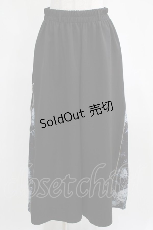 画像1: NieR Clothing / 2WAY SIDE ZIP WIDE PANTS  黒 H-25-03-31-027-PU-PA-KB-ZH (1)